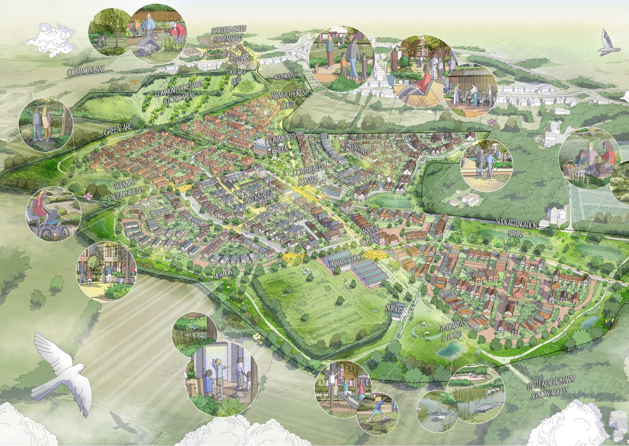 Illustrative masterplan 
